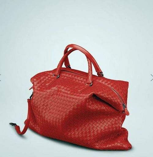 Bottega Veneta Lambskin Bag 8306 red